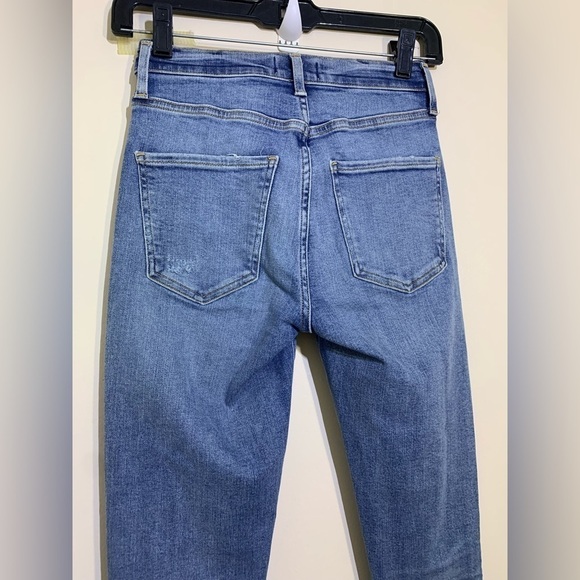 Agolde Sophie Distressed Skinny High Rise Jeans size 24 - Picture 6 of 11